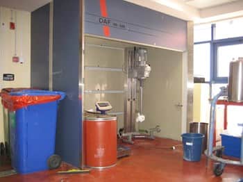 Processing safety hood/cabinet