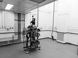 Construction of clean room in Ben-Gurion University of the Negev.